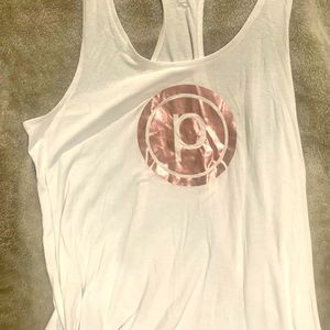 PURE Barre tank w/ rose gold “P”